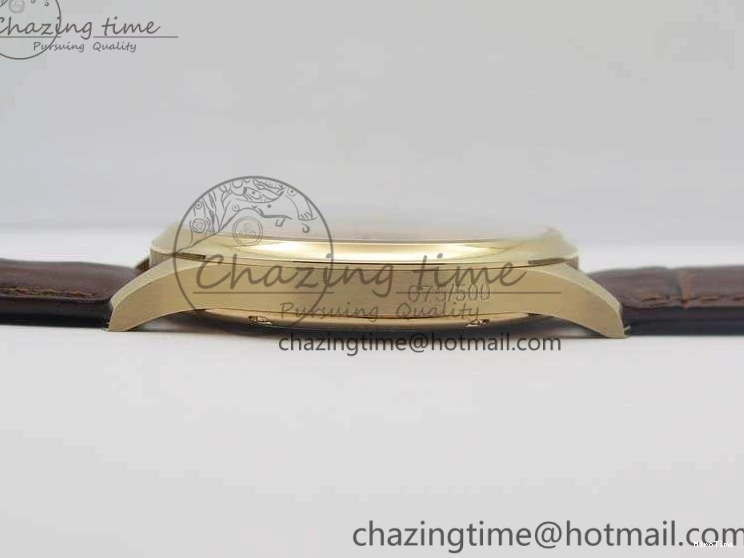 MIROTIME 0318 Effortless Portuguese Fa Jones IW544201 RG GSF 1:1 Best Edition White Dial On Leather Strap 7228